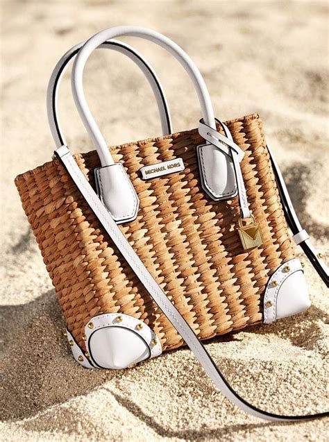 michael kors summer purses 2021|michael kors woven handbags.